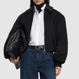Acne Studios Wool-Blend Bomber Jacket